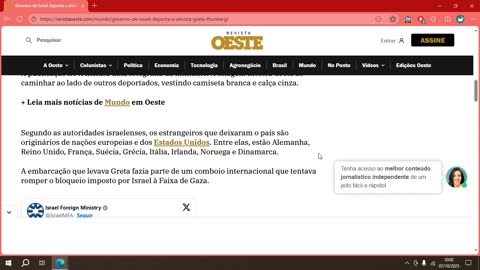 Governo de Israel deporta a ativista Greta Thunberg.mp4