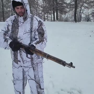 M39步枪 #国外合法拍摄国内请勿模仿 #武器科普 #实弹射击 #男人减速带 #靶场射击