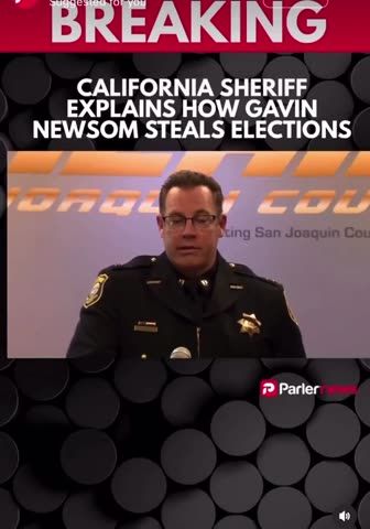 PDJT's Truth Social post: Sheriff exposes Gavin Newsom's election theft scheme