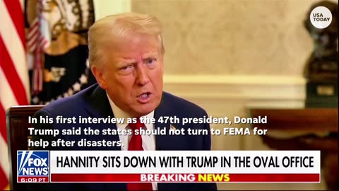 President Trump questions FEMA with Fox News host Sean Hannity | USA TODAY