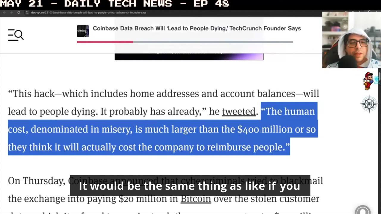 have crypto will get 404 d