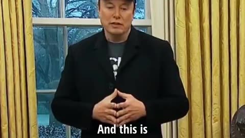 Amazing speech: Elon Musk in the Oval Office explains DOGE's mission