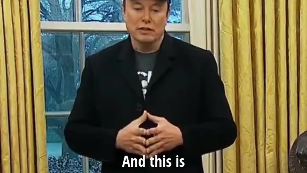 Amazing speech: Elon Musk in the Oval Office explains DOGE's mission