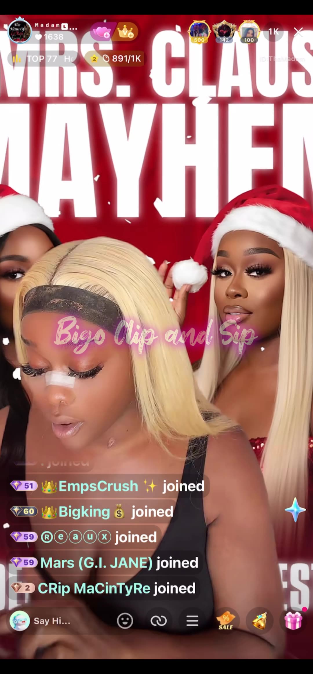 MadamLo upset her roommate slept with another trans 12/6/25 #bigoclipandsip