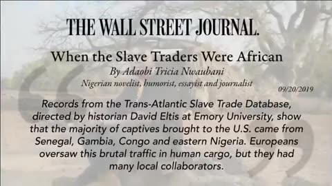 Larry Elder & Thomas Sowell: Reparations and Misunderstandings/Lies About Slavery