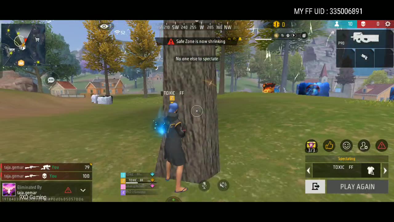 Free Fire Live With 9XD Gaming