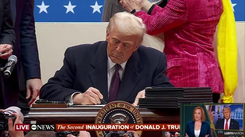 🚨 BREAKING: President Trump Signs Seven Executive Orders at Capitol One Arena 🚨