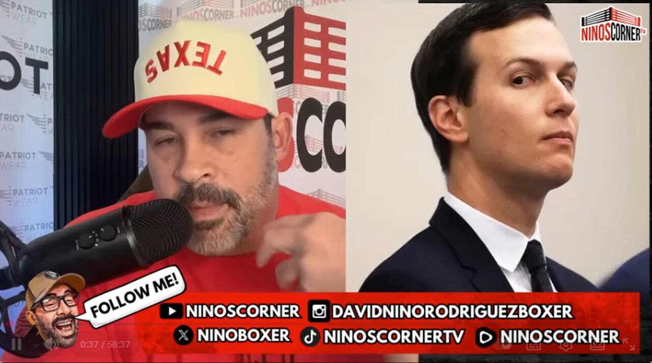 David Nino 10.21: BREAKING:Jared Kushner’s Gaza Connections SANCTIONED! Assassination Threats Loom Over Trump!