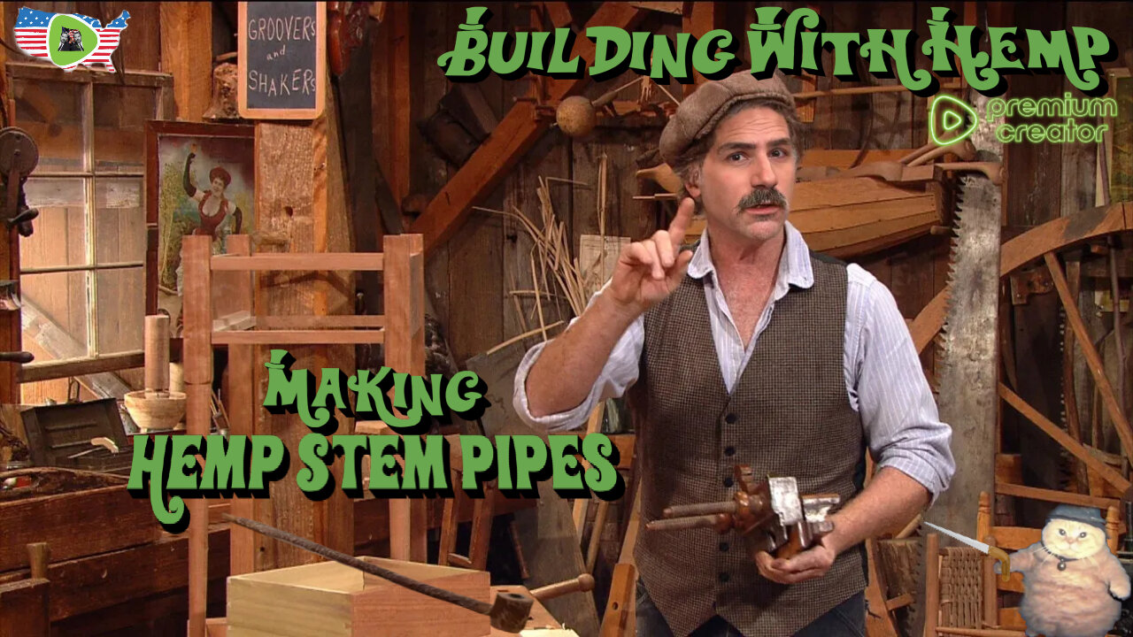 Building with Hemp Making Hemp Stem Pipes