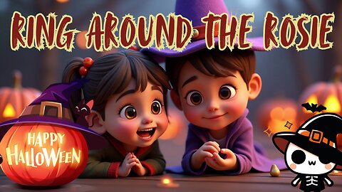 Ring Around the Rosie — Halloween Song for Kids | Happy, Cute & Spooky Sing-Along