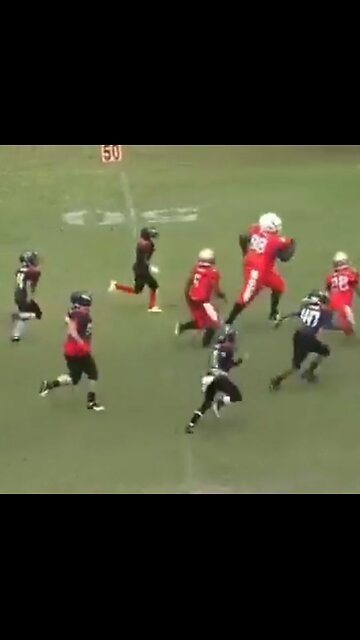 Children scared to tackle player significantly larger than any player