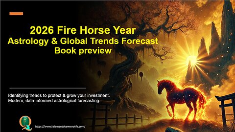 RECORDING OF 2026 YEAR OF THE FIRE HORSE BOOK PREVIEW