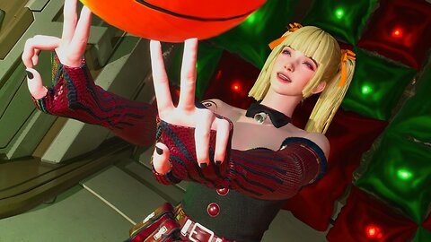 The First Descendant - Luna winter free skin Harley Quinn cosplay