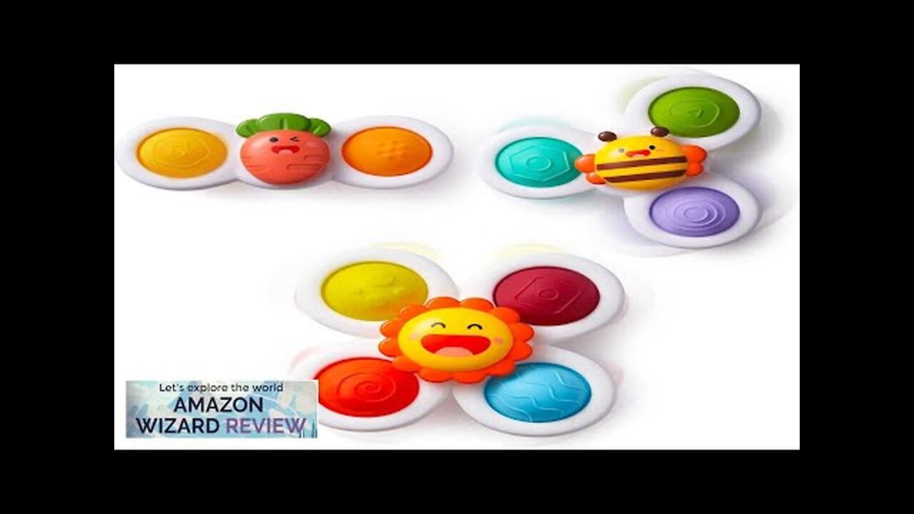 LiKee Strong Suction Cup Fidget Spinnerz Sensory Bath Toys for Baby 6 Review