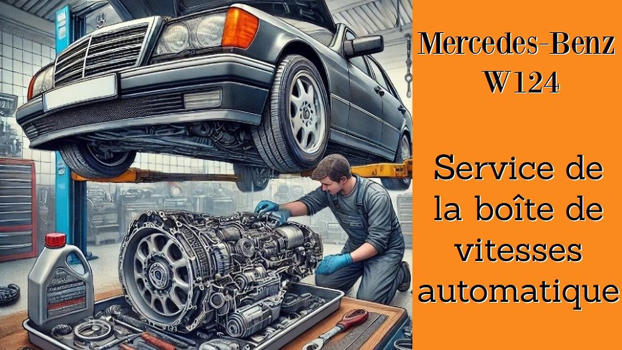 Mercedes-Benz W124 - Service boîte de vitesses automatique - Changement de filtre, huile et plus