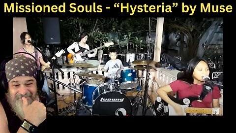 THIS FAMILY ROCKS! - (REACTION) - "Hysteria" (by Muse) - Missioned Souls - a family band cover