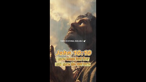 Life to the Full | John 10:10 & Ezekiel 37:6 Breath of Life #dailybibleinspiration #Jesuslovesyou