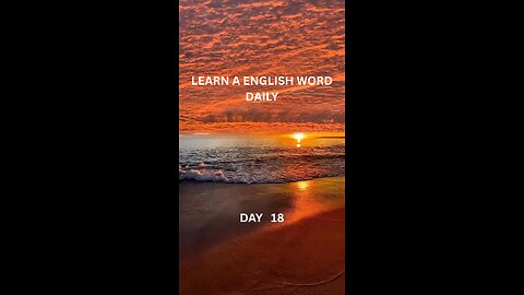 Learn a English word daily