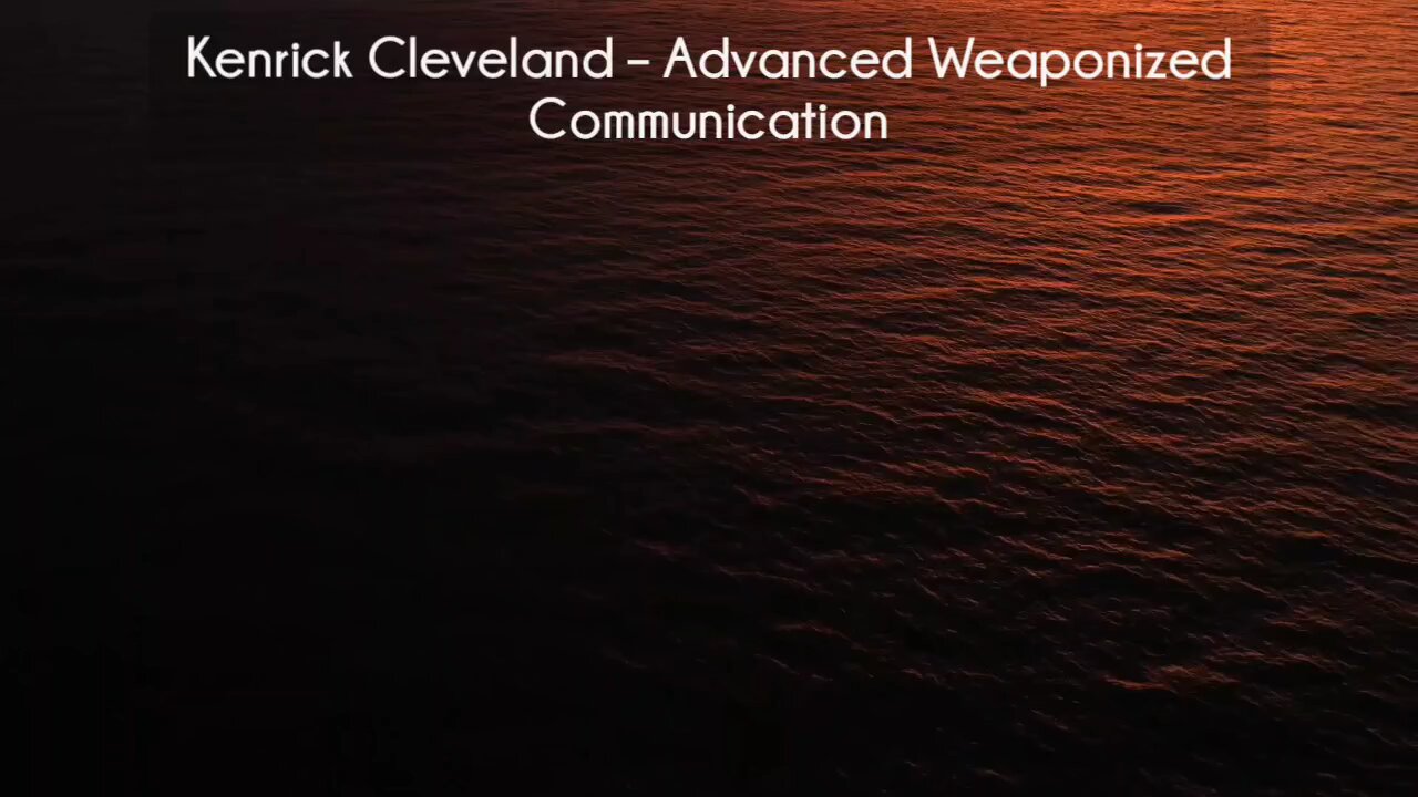 (courseslibrary.com)Kenrick Cleveland – Advanced Weaponized Communication Course download