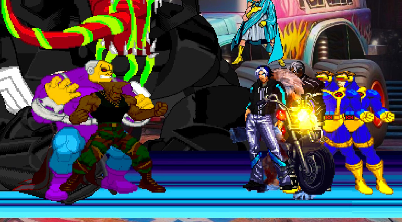 Energy Beams Multiplied! Team Evil Guile vs Team G.S. Eric 1.1