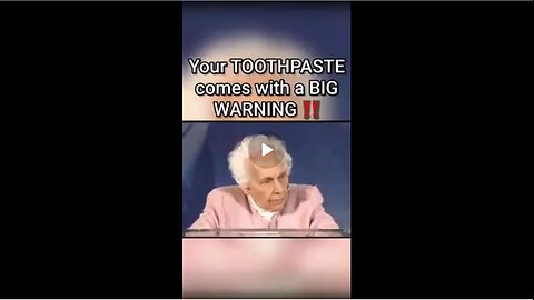 🚨TOOTHPASTE: A slew of DANGEROUS compounds including FLUORIDE‼️