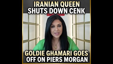 Goldie Ghamari Shuts Down Cenk Uyghur — Viral Clash on Piers Morgan Uncensored