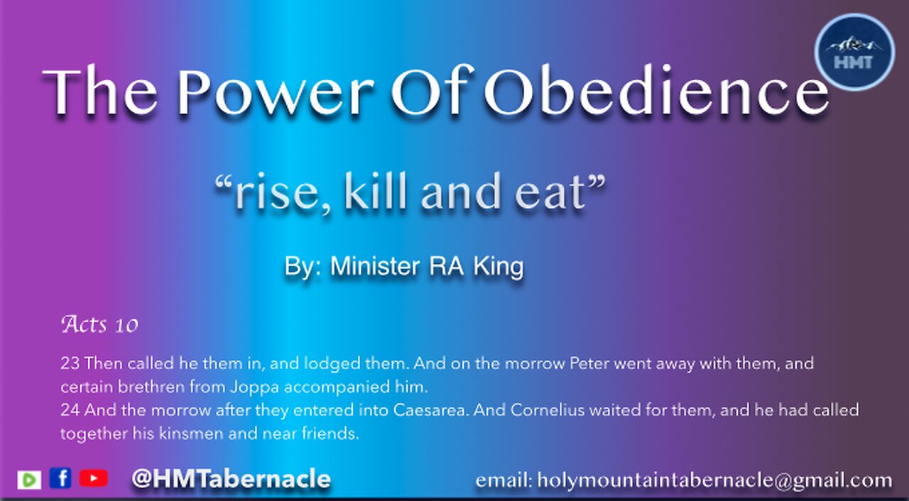 The Power Of Obedience