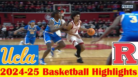 UCLA vs Rutgers Basketball Game Highlights 1 13 2025