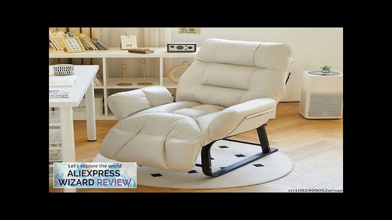 Comfortable Lazy Sofa Lounge Chair Lunch Break Folding Balcony Chair Home Leisure Review