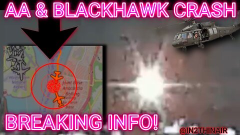 🚨 BLACKHAWK & American Airlines CRASH! PROOF This was NO ACCIDENT!