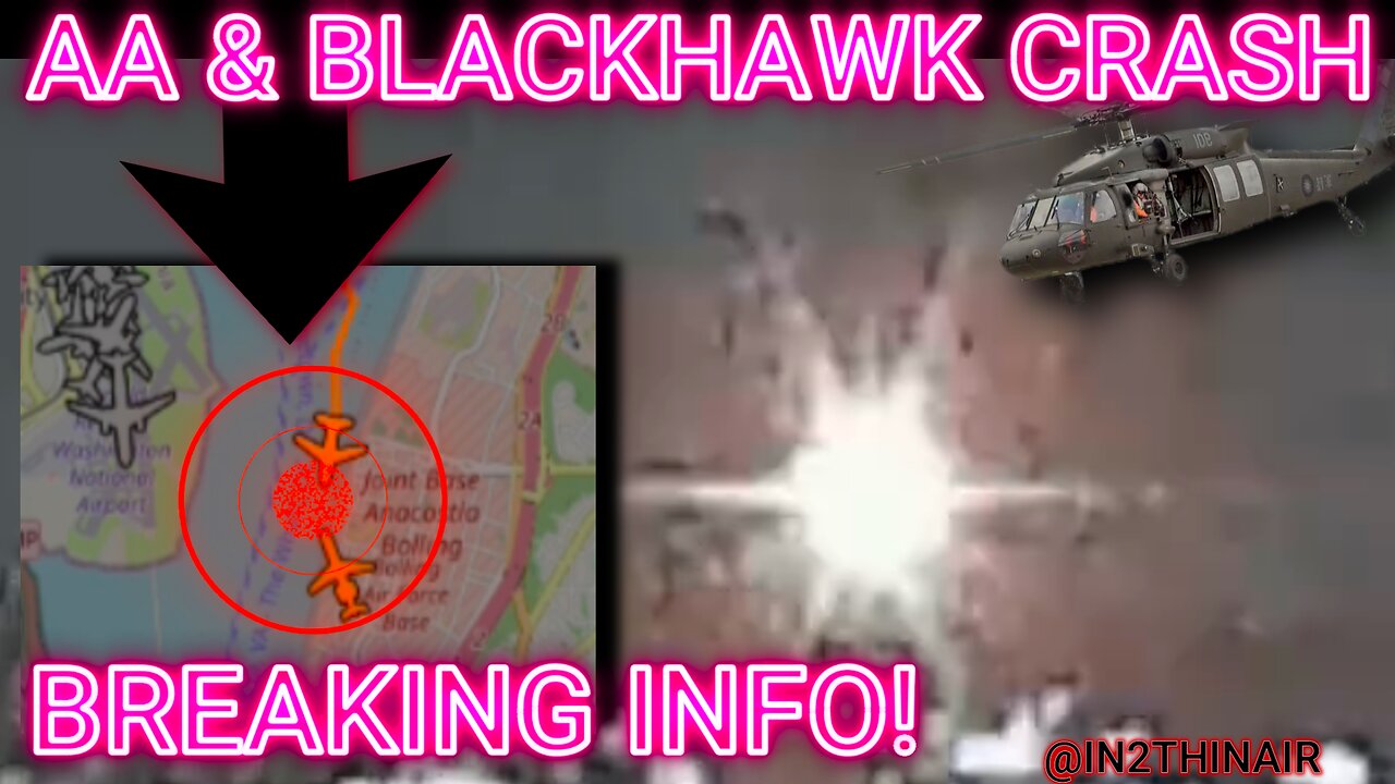 🚨 BLACKHAWK & American Airlines CRASH! PROOF This was NO ACCIDENT!