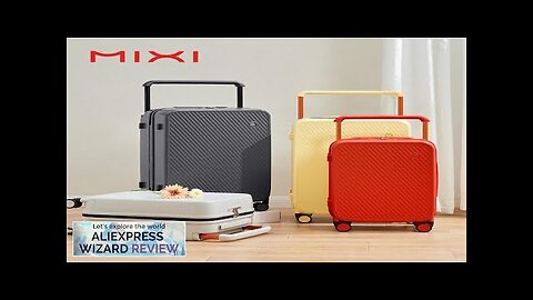 Mixi Gorgeous Wide Handle Suitcase 24" Travel Luggage Rolling Wheels Women Men Review