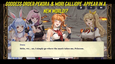 Goddess Order:Pekora & Mori calliope Appear in a new world!?, Hololive Event! ,The City of Totemeria