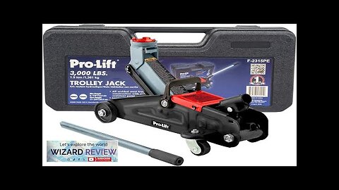 Pro-LifT F-2315PE Grey Hydraulic Trolley Jack Car Lift with Blow Molded Case-3000 Review