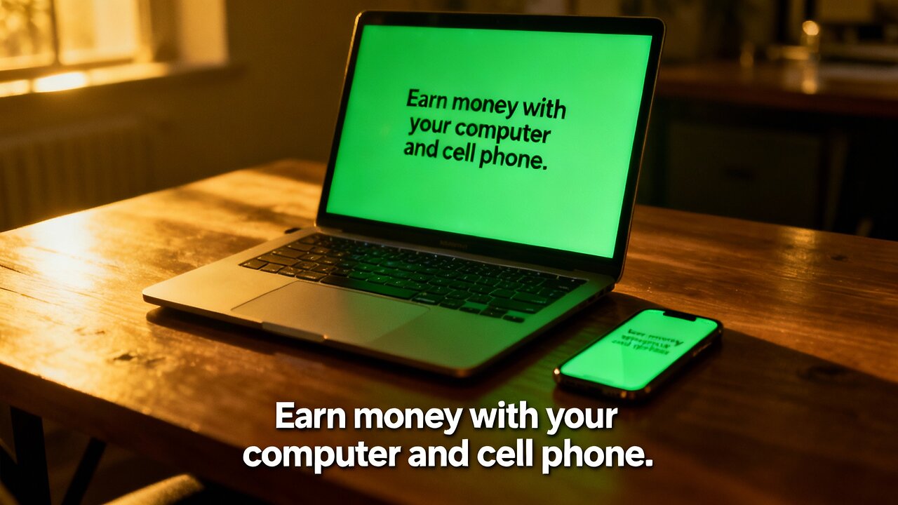 Earn money with your computer and cell phone!