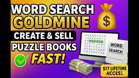 WordSearchKDP Review 🔥 Create & Sell Puzzle Books on Amazon KDP | Lifetime Deal $17