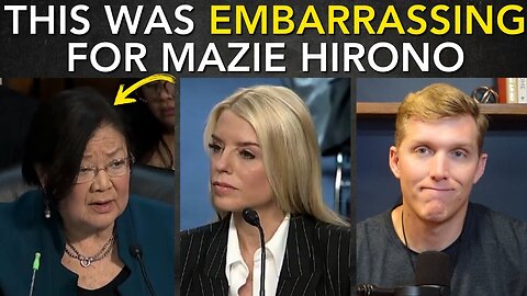 Senator Mazie Hirono Tried To TRAP Pam Bondi… Bondi Made Her Pay