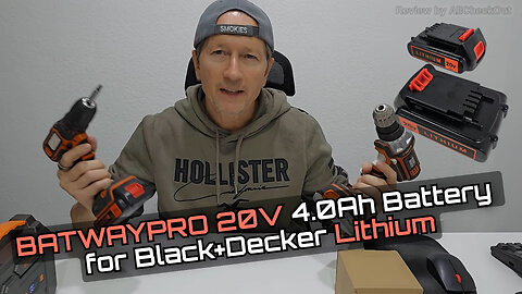 BATWAYPRO 20V 4.0Ah Battery for Black+Decker Lithium - Max Tools Review