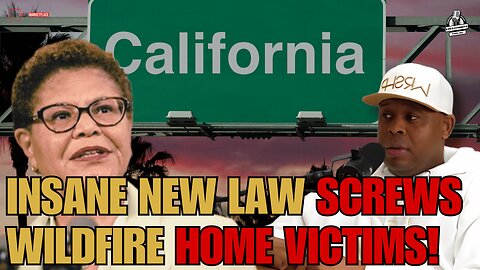 How California’s New Law Hurts Wildfire Home Victims! 🚨 #TheBag💰