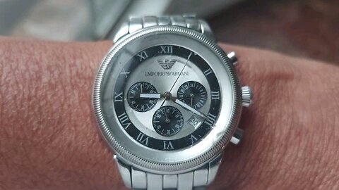 EMPORIO ARMANI AR-0566 CHRONOGRAPH WRISTWATCH