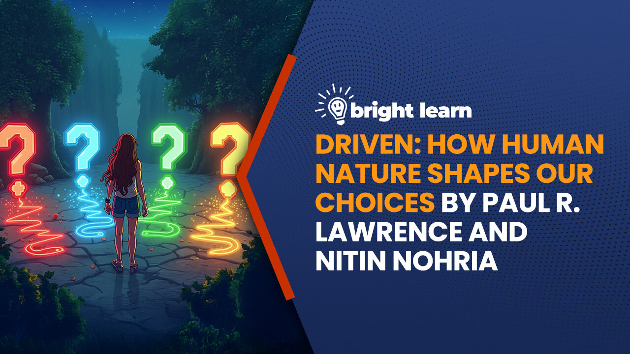 BrightLearn - Driven: How Human Nature Shapes Our Choices by Paul R. Lawrence and Nitin Nohria