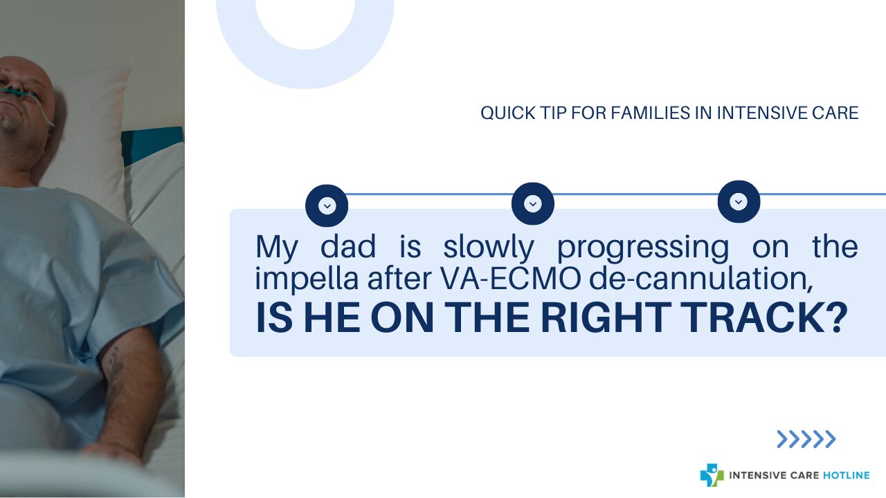 My Dad is Slowly Progressing on the Impella After VA-ECMO De-cannulation, Is He on the Right Track?