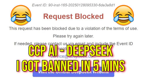 Deepseek - Chinese Communist Party AI - Flawed Like All AI - Massive Bias