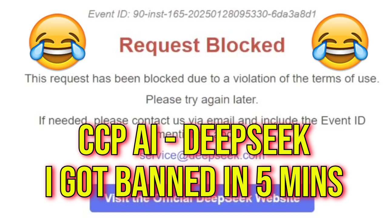 Deepseek - Chinese Communist Party AI - Flawed Like All AI - Massive Bias