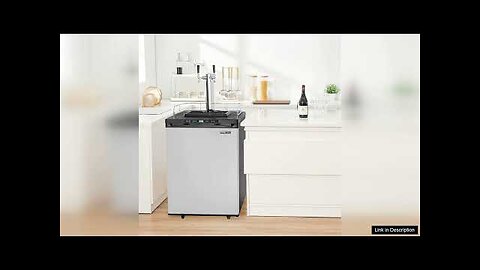 VEVOR Beer Kegerator Draft Beer Dispenser Full Size Keg Refrigerator Dual Tap Review