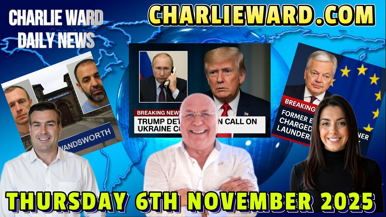CHARLIE WARD DAILY NEWS WITH CHARLIE WARD, PAUL BROOKER, DREW DEMI THURSDAY 6TH NOVEMBER 2025