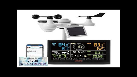 VEVOR 7-in-1 Wi-Fi Weather Station 7.5 in Color Display Home Weather Station Review