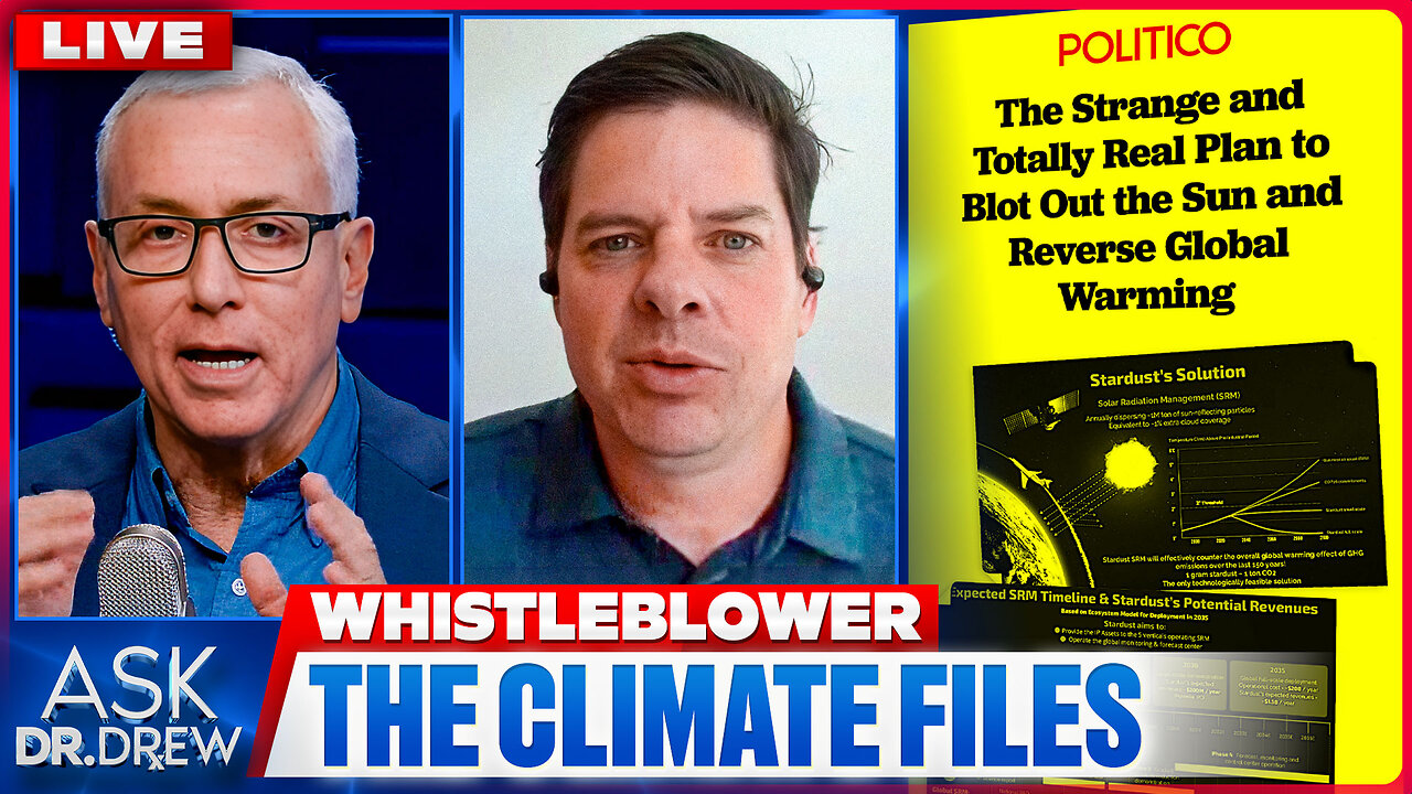 NOAA Scientist Whistleblower: US-Israeli Startup Plans Spray of Sunlight-Blocking Particles For Geoengineering w/ Justin Mabie & Jay Beeber – Ask Dr. Drew thumbnail