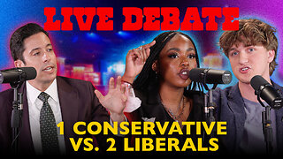 2 Liberals vs. 1 Conservative: BAR FIGHT | Michael Knowles, Luke Beasley, & Zina
