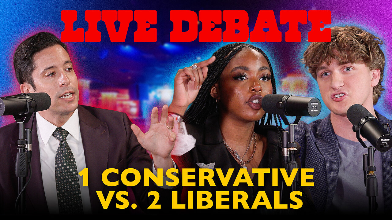 2 Liberals vs. 1 Conservative: BAR FIGHT | Michael Knowles, Luke Beasley, & Zina